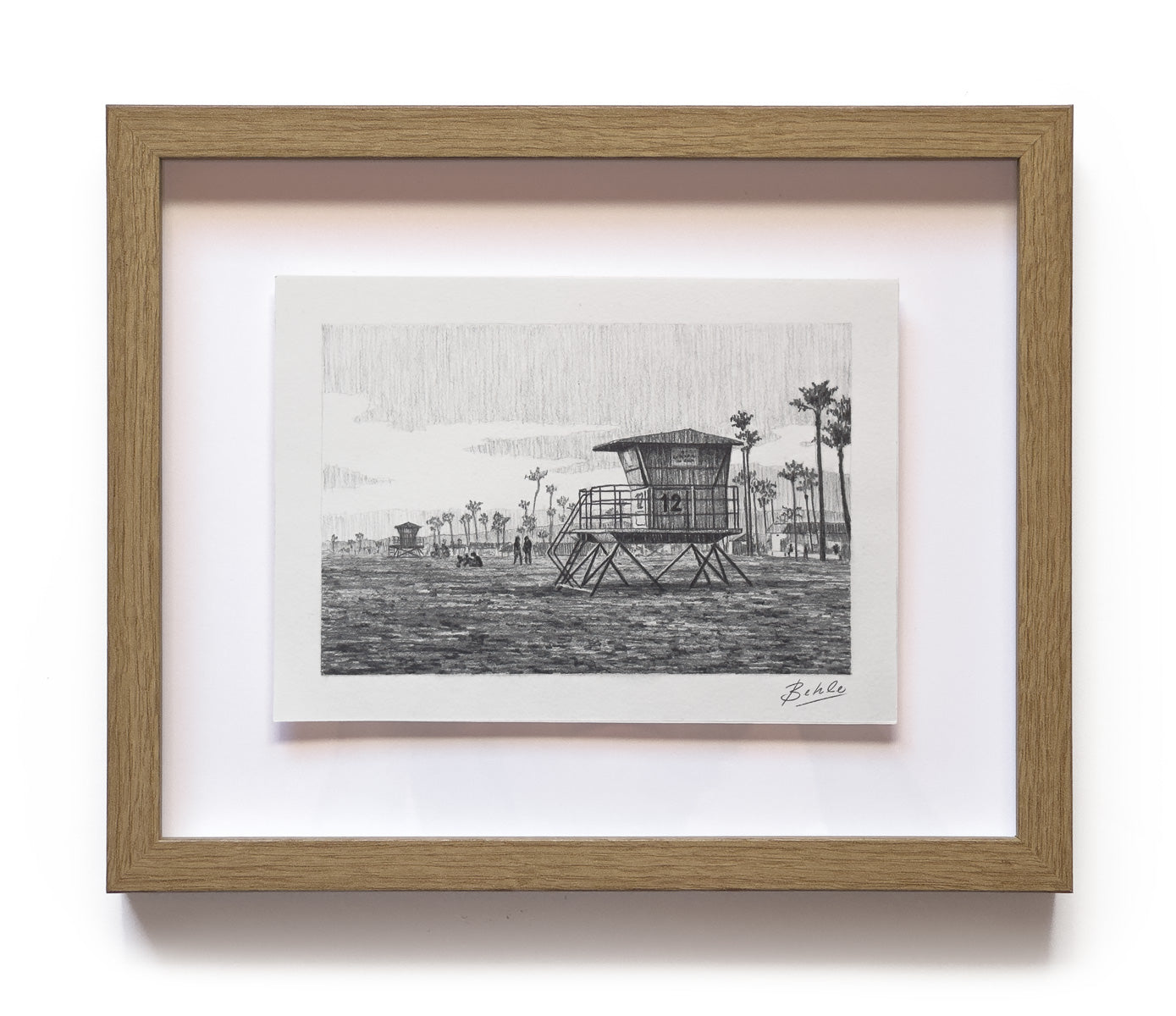 Beachside - Original Drawing