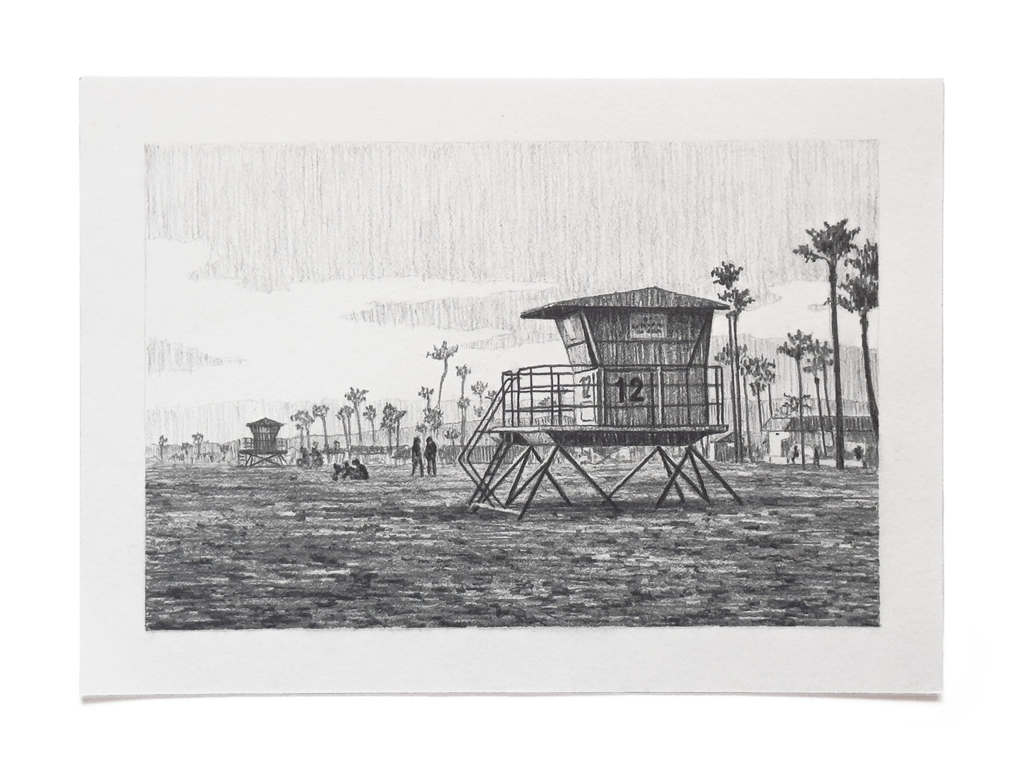 Beachside - Original Drawing